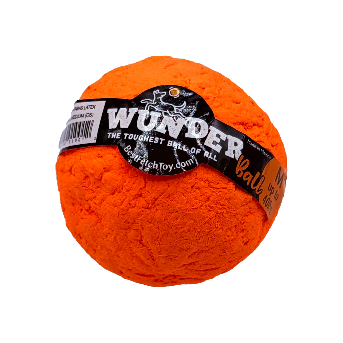 WUNDERball™ Natural Rubber Fetch Ball | Durable Floating Dog Toy for Aggressive Chewers