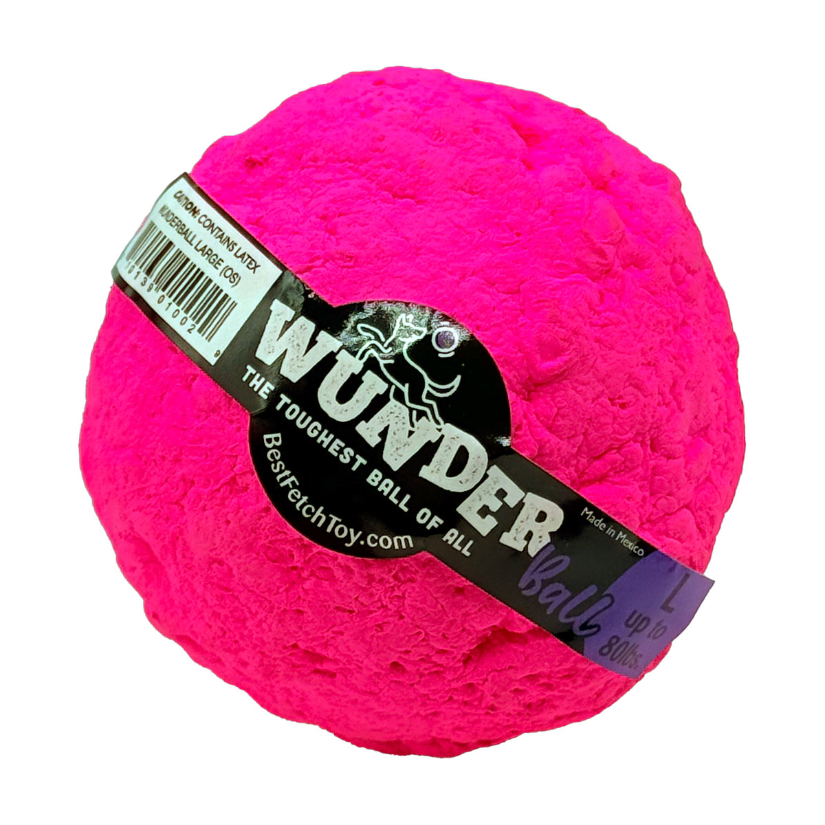 WUNDERball™ Natural Rubber Fetch Ball | Durable Floating Dog Toy for Aggressive Chewers