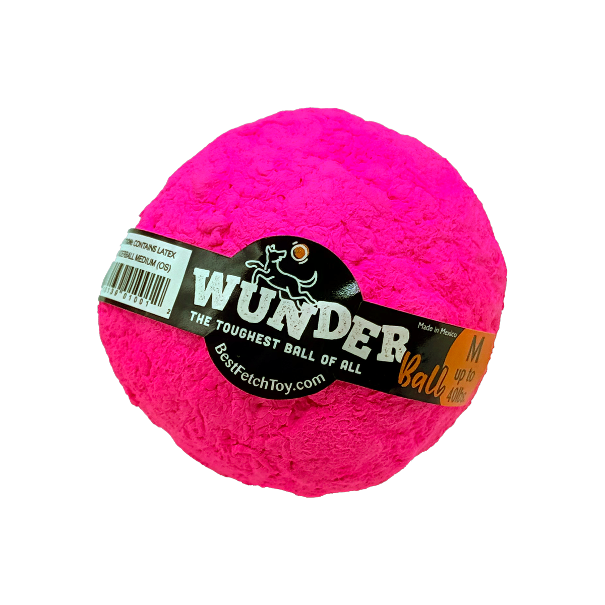 WUNDERball™ Natural Rubber Fetch Ball | Durable Floating Dog Toy for Aggressive Chewers