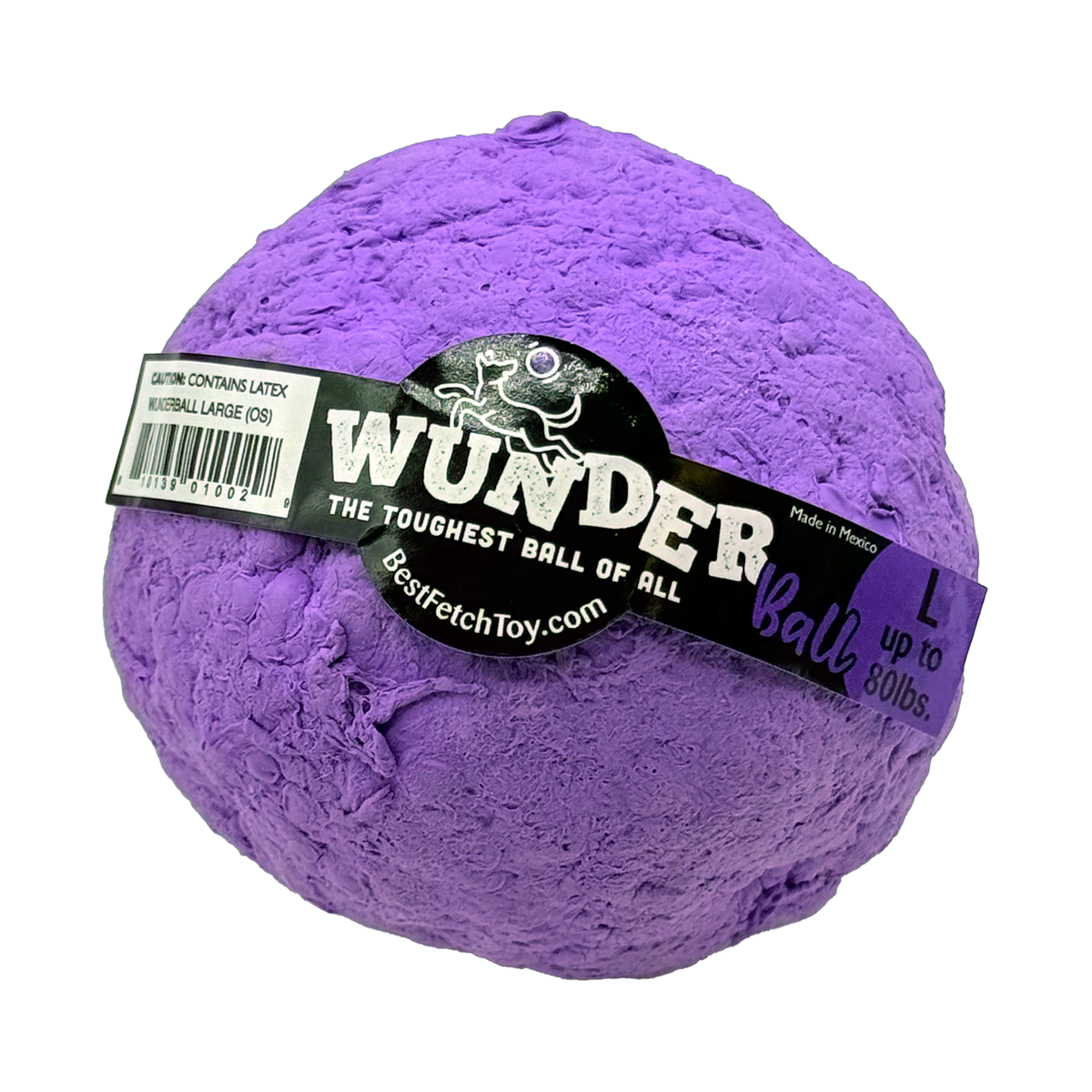 WUNDERball™ Natural Rubber Fetch Ball | Durable Floating Dog Toy for Aggressive Chewers