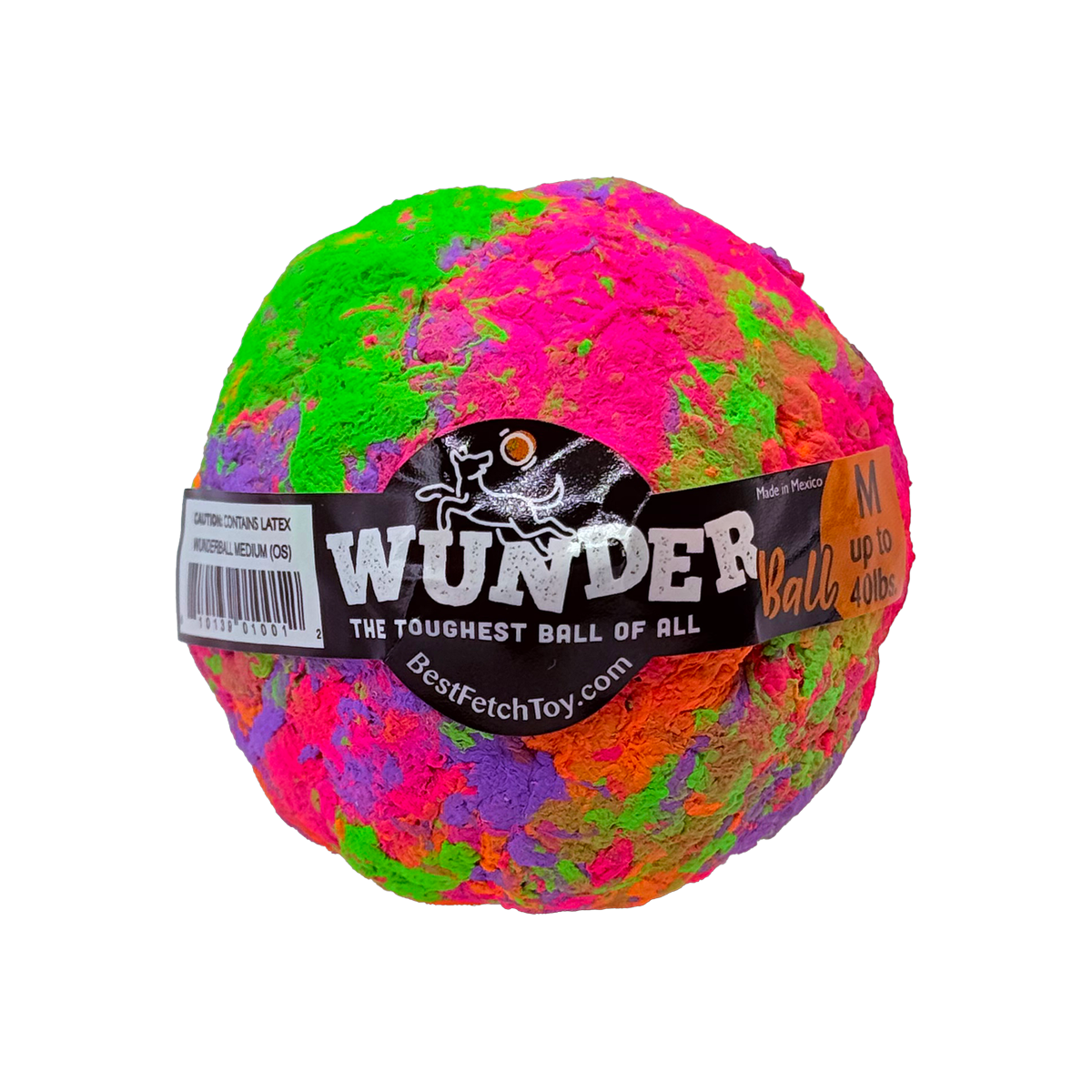 WUNDERball™ Natural Rubber Fetch Ball | Durable Floating Dog Toy for Aggressive Chewers