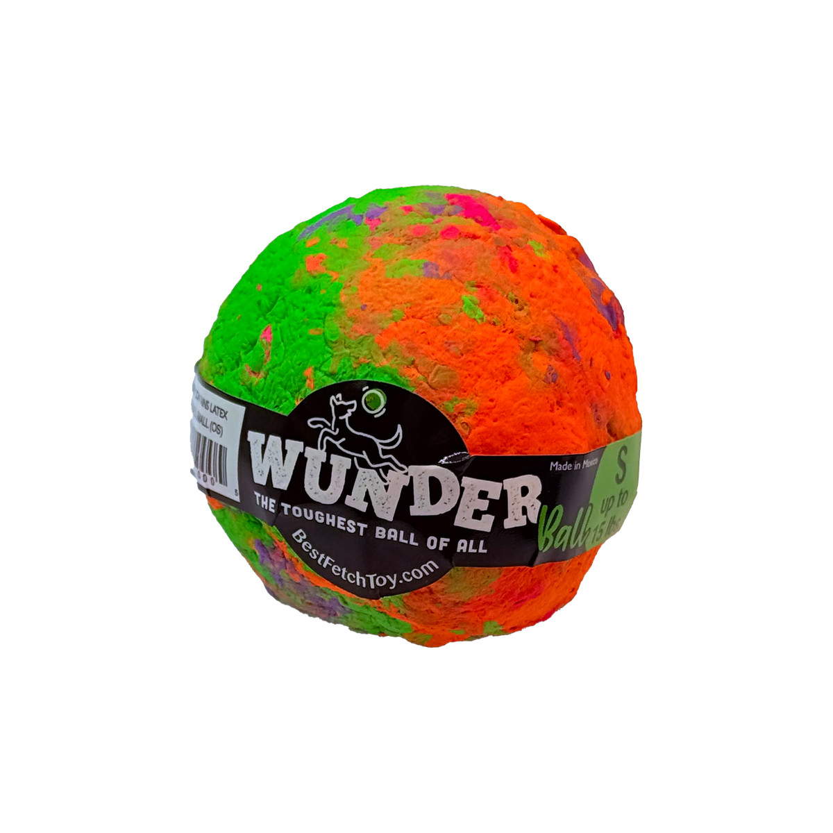 WUNDERball™ Natural Rubber Fetch Ball | Durable Floating Dog Toy for Aggressive Chewers