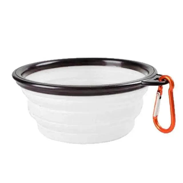 Collapsible Pet Travel Bowl for Dogs & Cats (Portable Silicone)